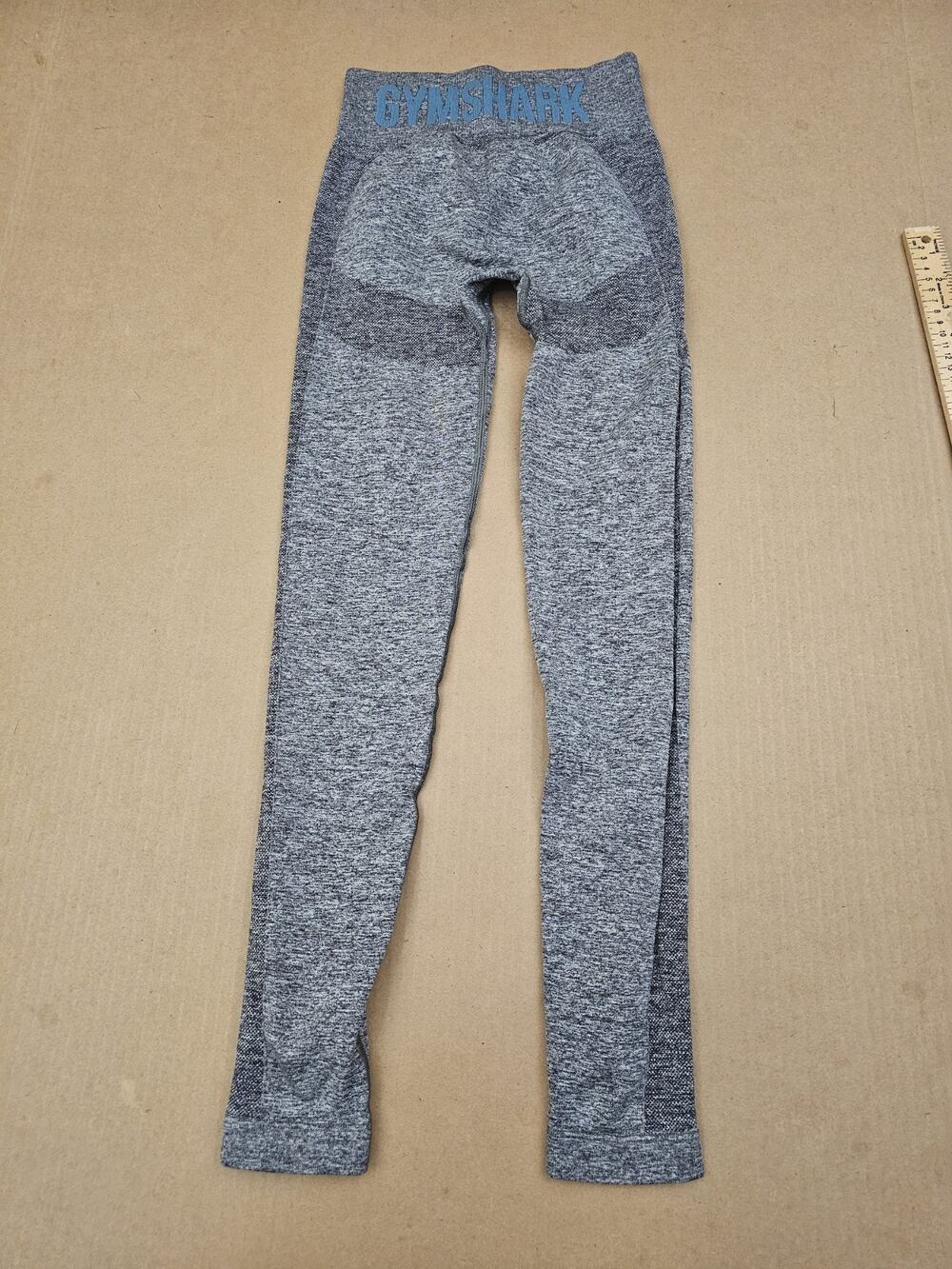 Gymshark Flex Leggings Womens XS Gray High Rise Workout Gym Booty Lifting